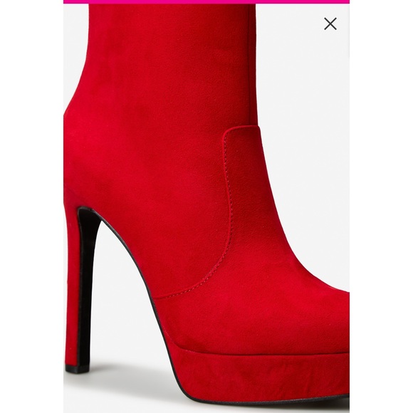 Red Stiletto Bootie - Picture 5 of 11